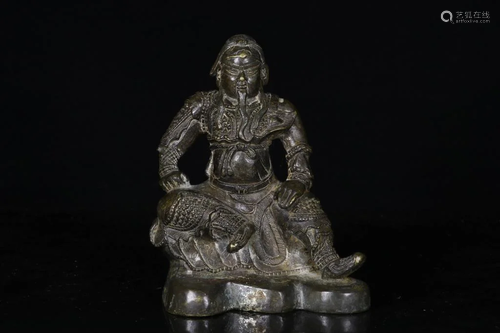 Republican Chinese Bronze Guangong