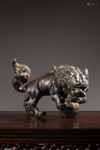 Qing Chinese Bronze Lion