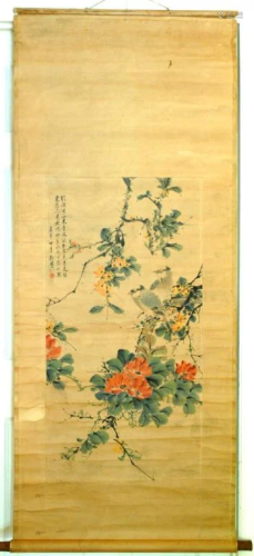 Liu De-liu, Chinese Ink Color Scroll Painting
