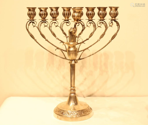 Silver Menorah