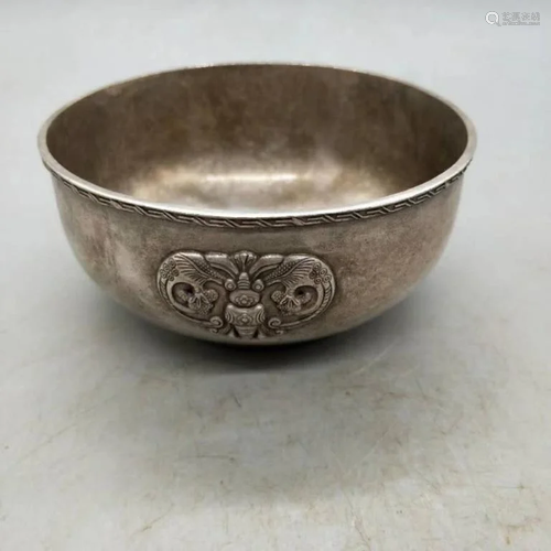 Chinese Silver Bowl