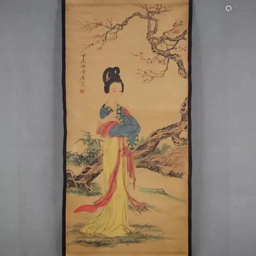 Chinese Ink Color Scroll