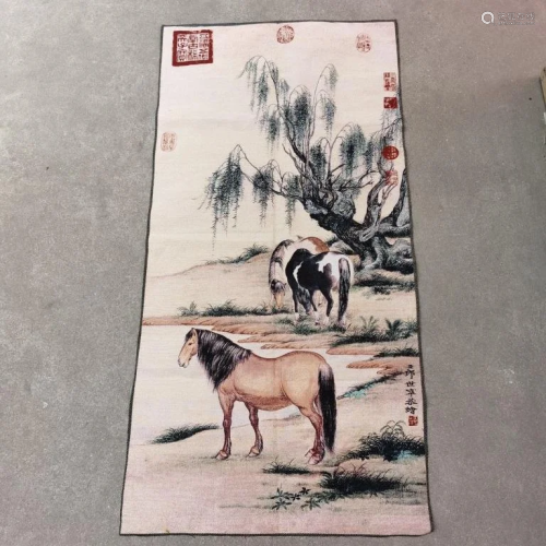Chinese Silk, Horses