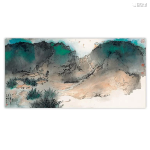 Chinese Ink Color Painting