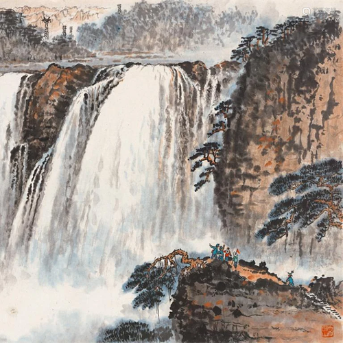 Chinese Ink Color Painting