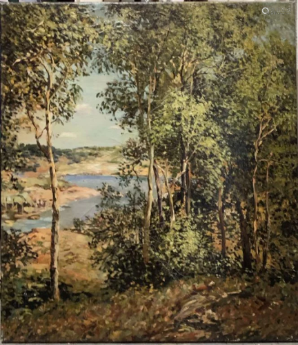 Oil on Canvas, Trees