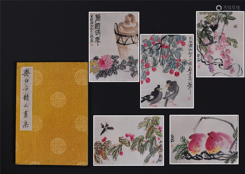 FIEN CHINESE PAINTING ALBUM OF FLO…