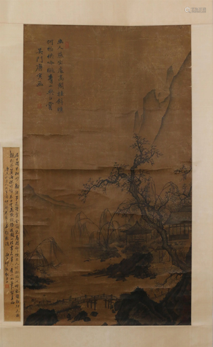 CHINESE PAINTING OF MOUNTIAN VIEWS BY…