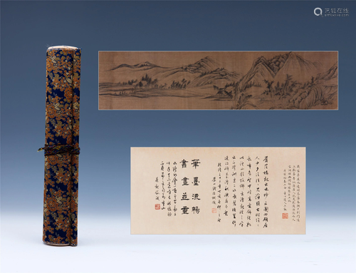 CHINESE HANDSCROLL PAINTING …