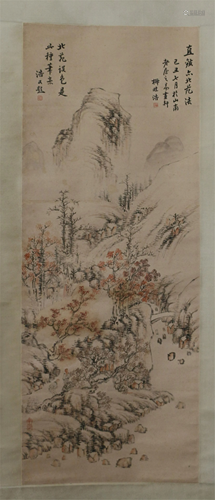 CHINESE PAINTING OF MOUNTIAN VIEWS