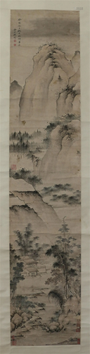 CHINESE PAINTING OF MOUNTIAN VIEWS BY…