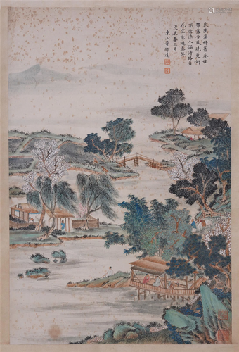 CHINESE PAINTING OF DONG BANGDA