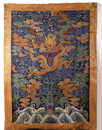 CHINESE KESI TAPESTRY OF DRAGON & …