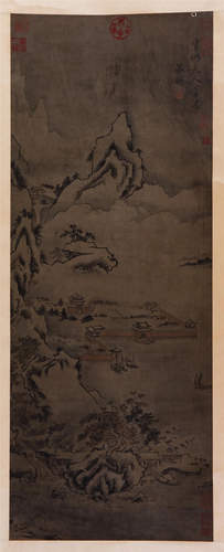 CHINESE PAINTING OF MOUNTIAN VIEWS