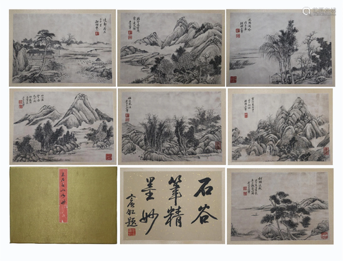 CHINESE PAINTING ALBUM OF WANG HUI