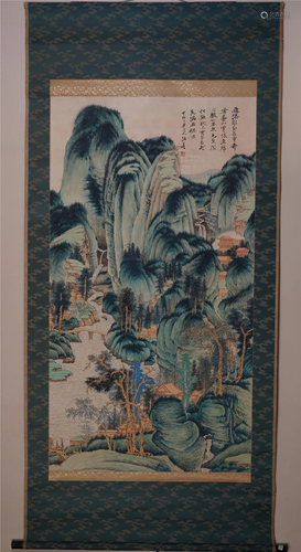 CHINESE PAINTING OF MOUNTIAN VIEWS BY…