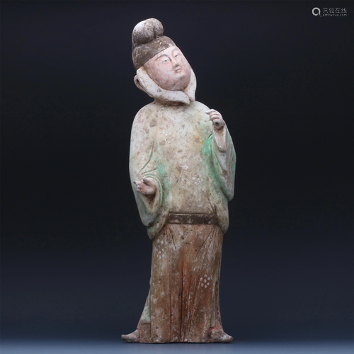 AN ANCIENT CHINESE CARVING STAN…