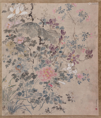 CHINESE PAINTING OF FLOWERS BLOSSOMM…