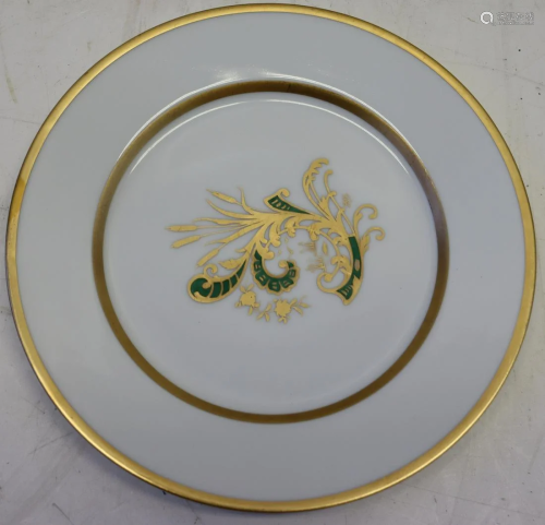 10 Sevres Porcelain Dinner Plates By Doni Don…