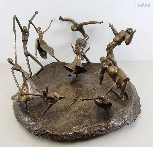 Sonya Sorel Bellak (20th Century) Bronze Scul…