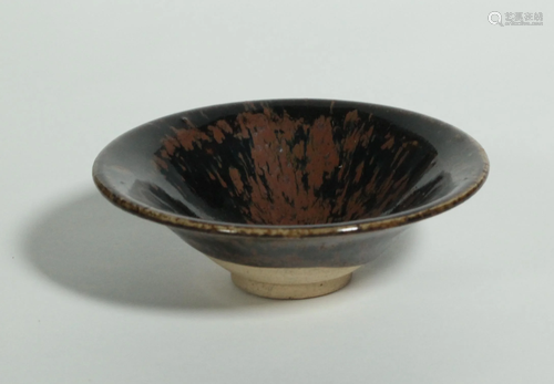 Chinese Henan Russet-Splash Black Glaze …