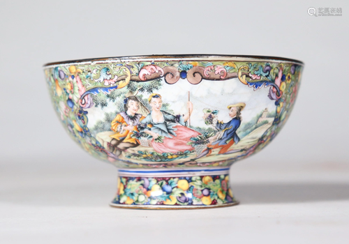 Chinese 18 C Canton Beijing Enamel Ste…