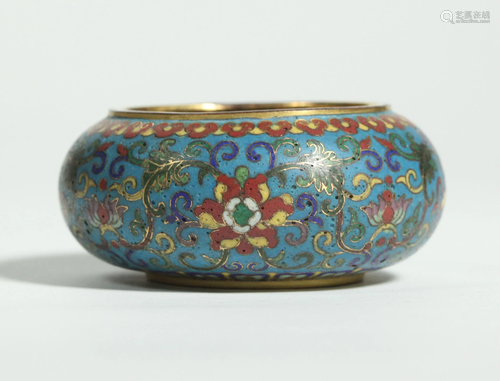 Chinese 18 C Cloisonne & Gilt Bronze Br…