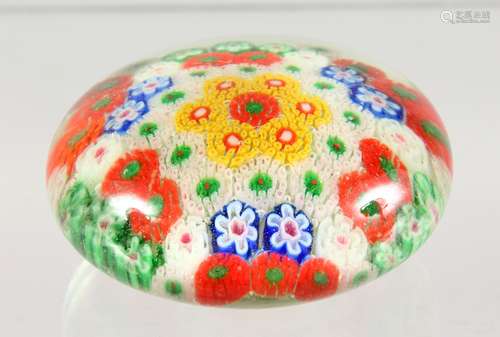 A MILLEFIORI PAPERWEIGHT.