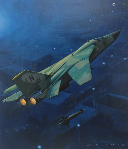 Jack Fellows (B. 1941) F-111 Aardvark