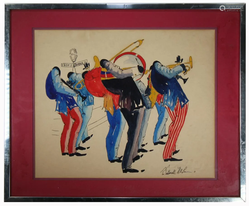 T. Taltavull (20th C.) Jazz Musicians