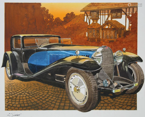 Dick Simms (B. 1932) Bugatti Royale, Typ…