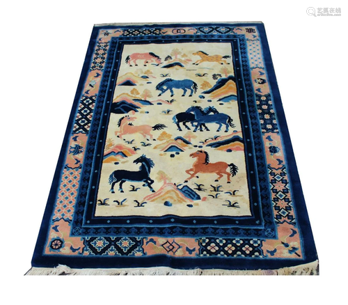 Chinese Figural Rug