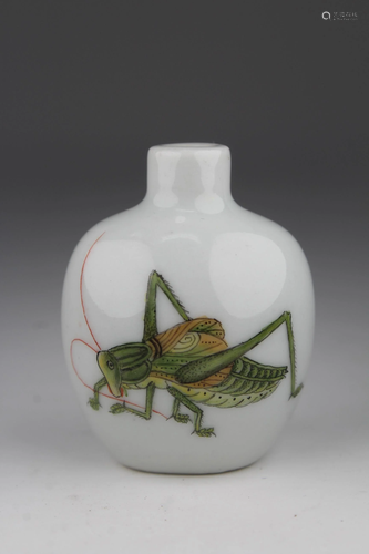 Chinese Porcelain Snuff Bottle