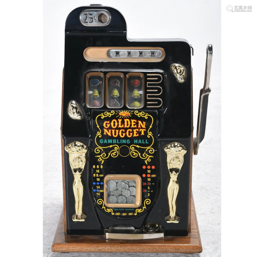 Mills Golden Nugget Gambling Hall Slot Machine.