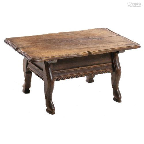 Rustic low table