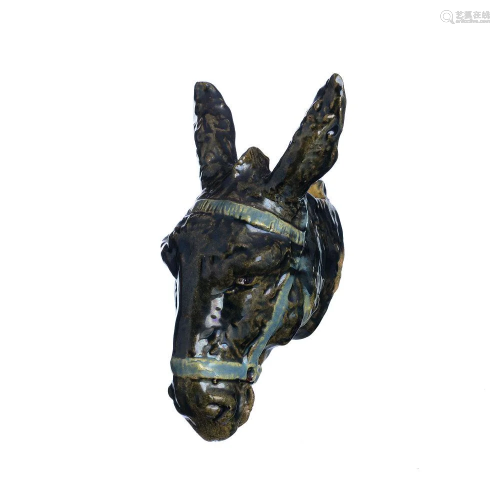 Head of donkey by Rafael Bordalo Pinheiro