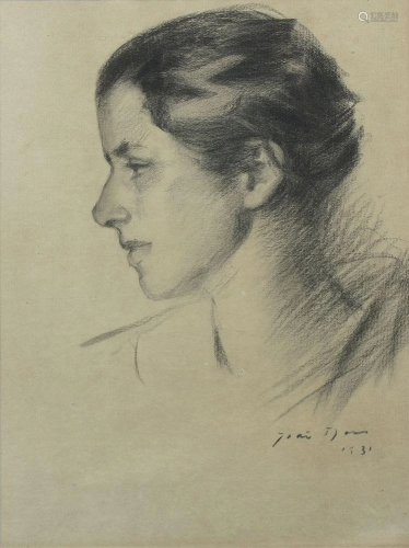 JOaO REIS (1899-1982) - 'Portrait'