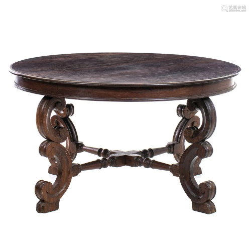 Rosewood round table