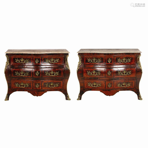 Pair of Louis XV commodes