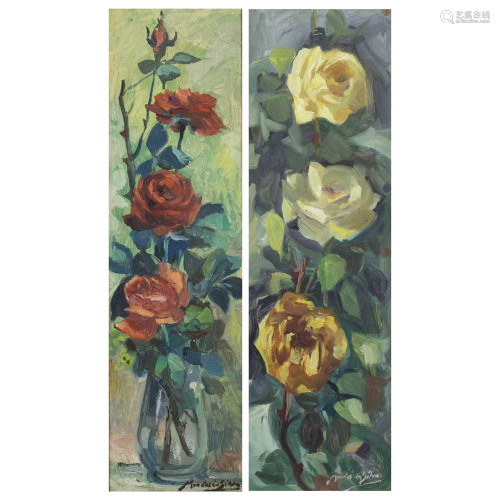 MENDES DA SILVA (1903-1987) - Flowers