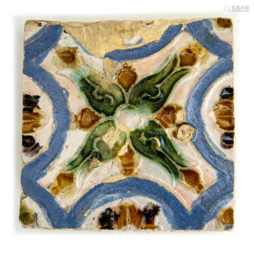 Tile, 16th / 17th century