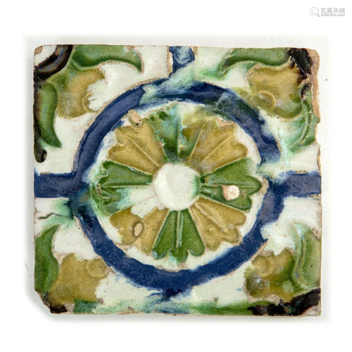 Tile, 16th / 17th century