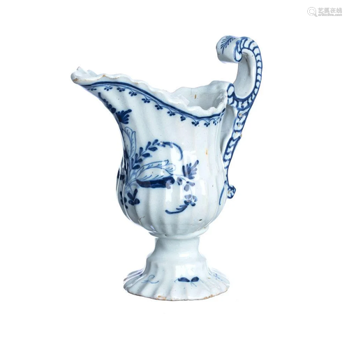 Faience ewer