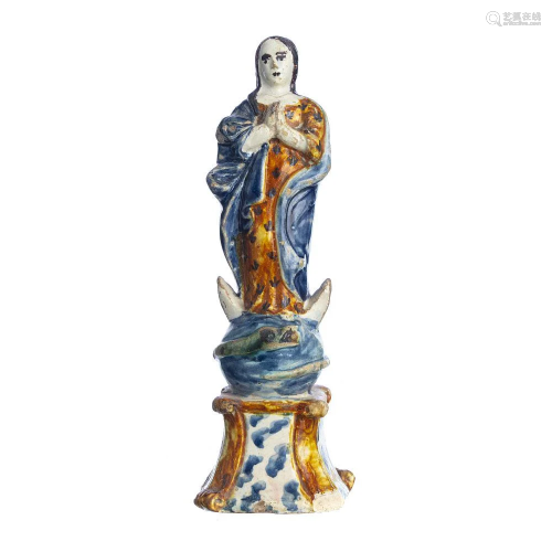 Our Lady in faience