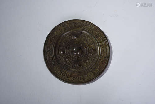 A Chinese Bronze Mirror