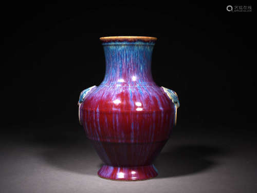 A Chinese Fancy Glaze Porcelain Zun