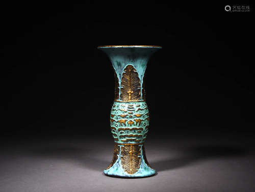 A Chinese Bronze Glaze Porcelain Vase