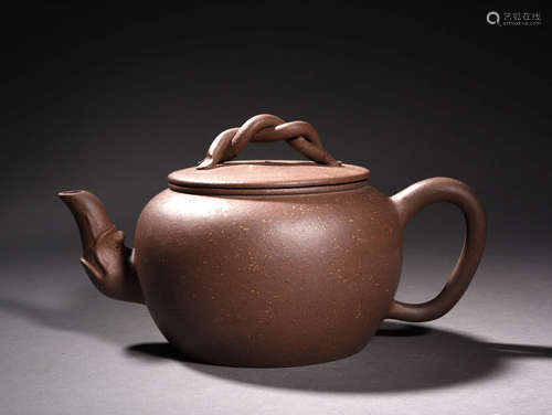 A Chinese Purple Sand Pot, Zhao Zhengyuan Mark