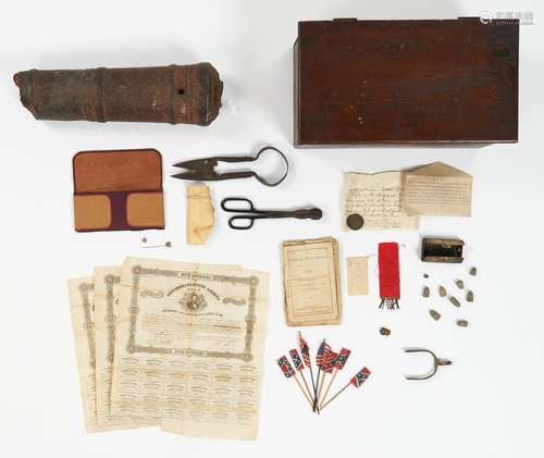 Assembled Group of 34 Civil War/U.S. Revolution Related Items