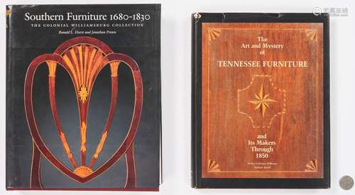 2 books: Tennessee & Southern Furniture